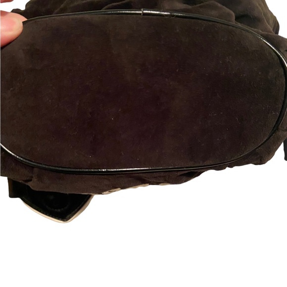Vintage Y2K Juicy Couture Velour Velvet Bag Purse Rare Heart Mirror Charm - Picture 6 of 14